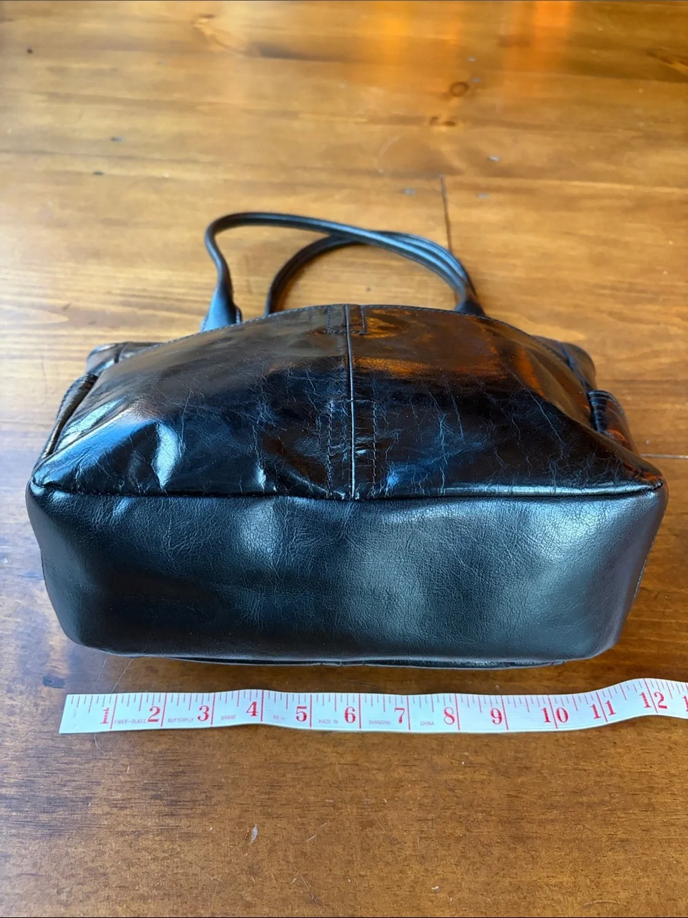 Giani Bernini Black Leather Satchel